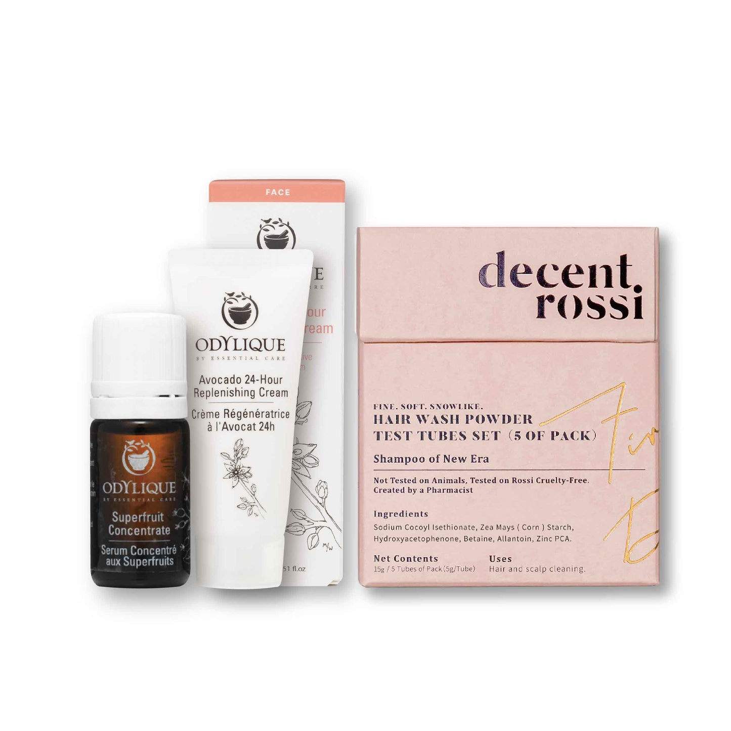 有機保養+洗髮旅行組|搭配decent rossi 甦醒洗髮粉