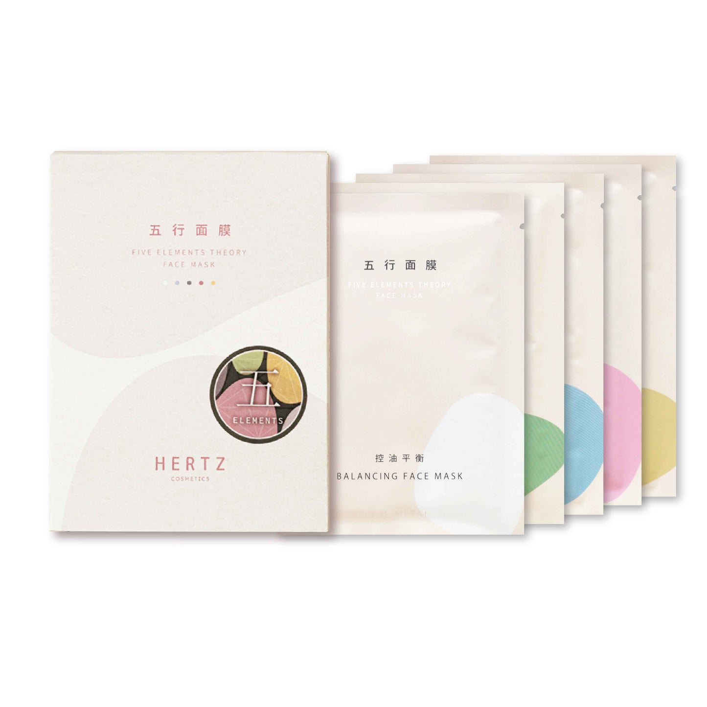 精油五行面膜 | 金木水火土面膜,給5種時候的你