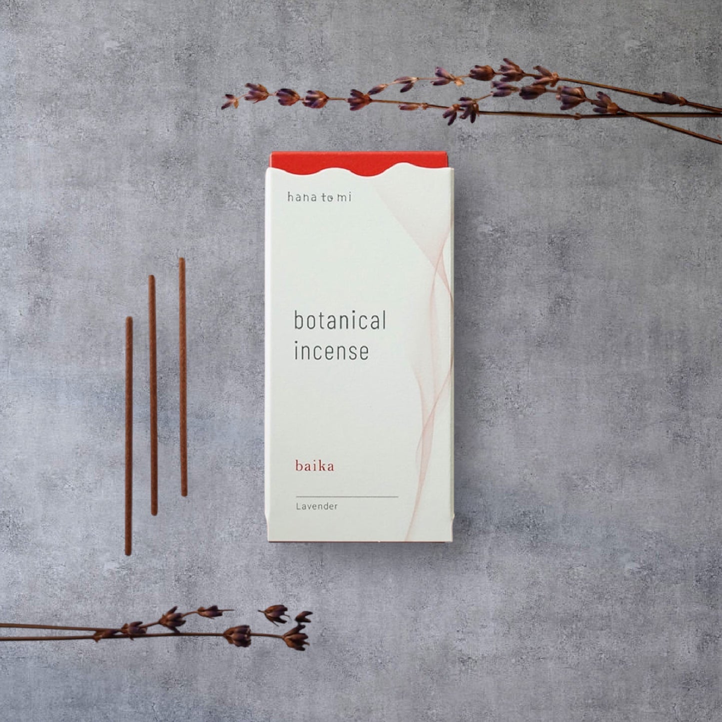 baika 精油線香|薰衣草精油、白檀粉揉製而成