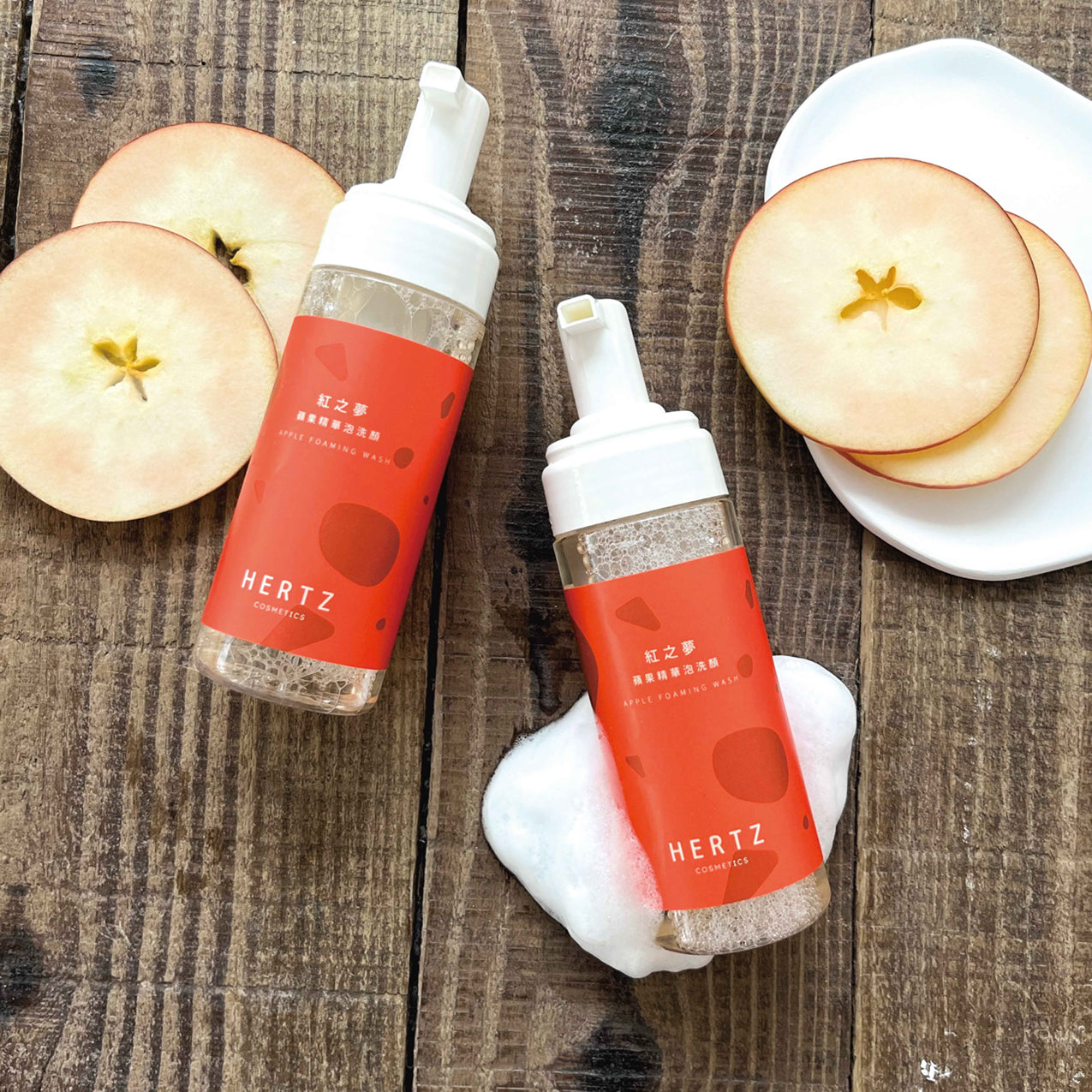 【69折】紅之夢蘋果精華泡洗顏 5瓶